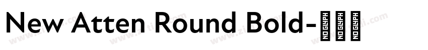 New Atten Round Bold字体转换
